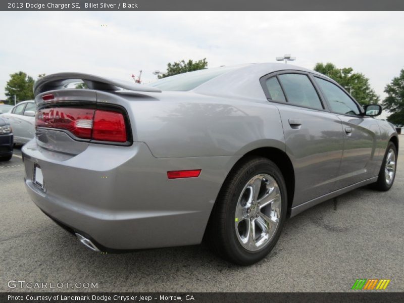 Billet Silver / Black 2013 Dodge Charger SE