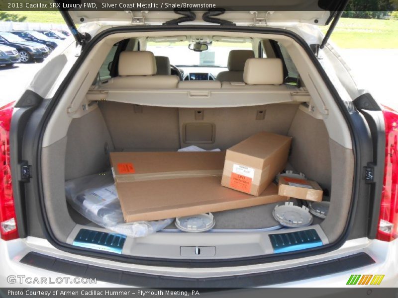 Silver Coast Metallic / Shale/Brownstone 2013 Cadillac SRX Luxury FWD