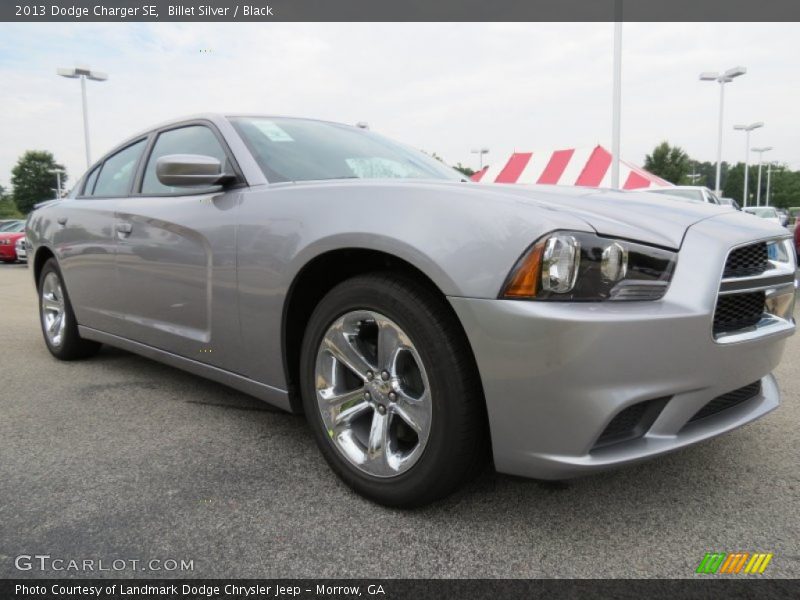 Billet Silver / Black 2013 Dodge Charger SE