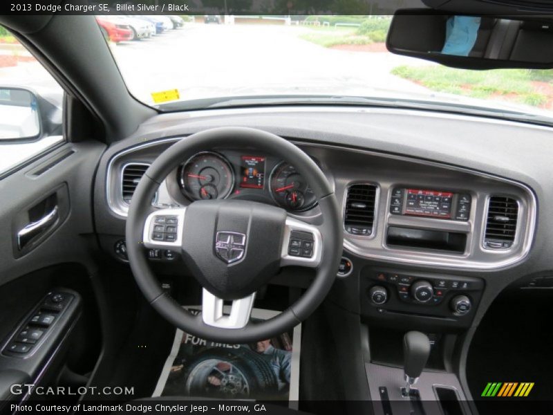 Billet Silver / Black 2013 Dodge Charger SE