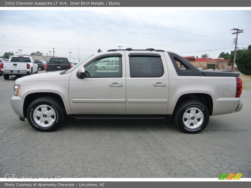 Silver Birch Metallic / Ebony 2009 Chevrolet Avalanche LT 4x4