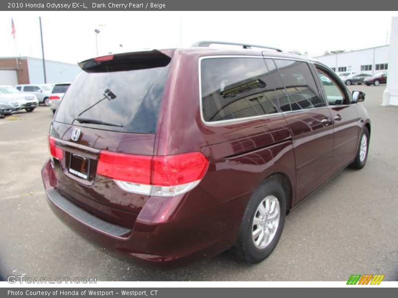 Dark Cherry Pearl / Beige 2010 Honda Odyssey EX-L