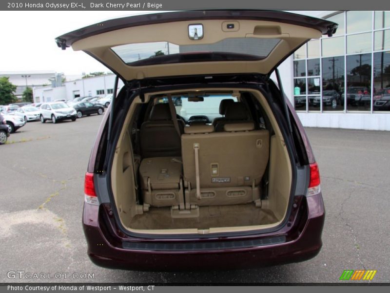 Dark Cherry Pearl / Beige 2010 Honda Odyssey EX-L