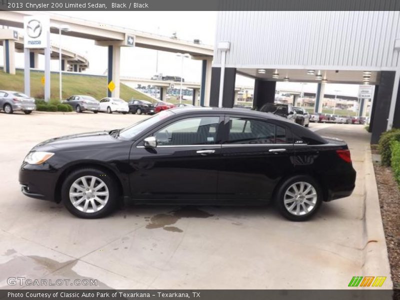 Black / Black 2013 Chrysler 200 Limited Sedan