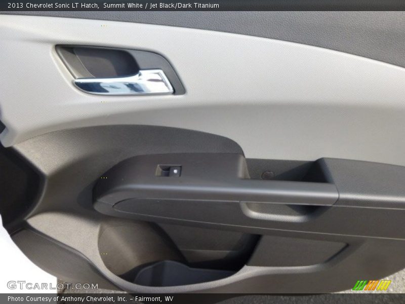Summit White / Jet Black/Dark Titanium 2013 Chevrolet Sonic LT Hatch