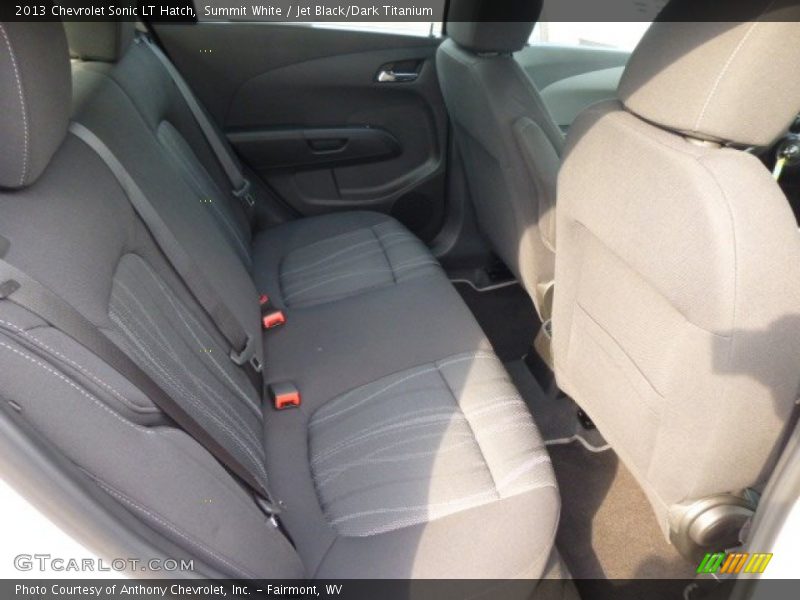Summit White / Jet Black/Dark Titanium 2013 Chevrolet Sonic LT Hatch