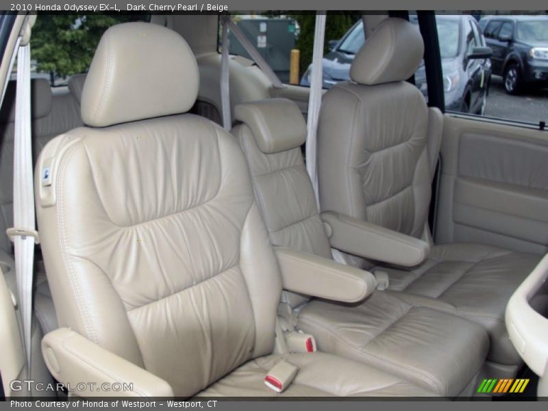 Dark Cherry Pearl / Beige 2010 Honda Odyssey EX-L