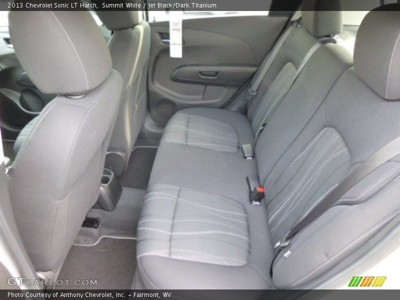 Summit White / Jet Black/Dark Titanium 2013 Chevrolet Sonic LT Hatch