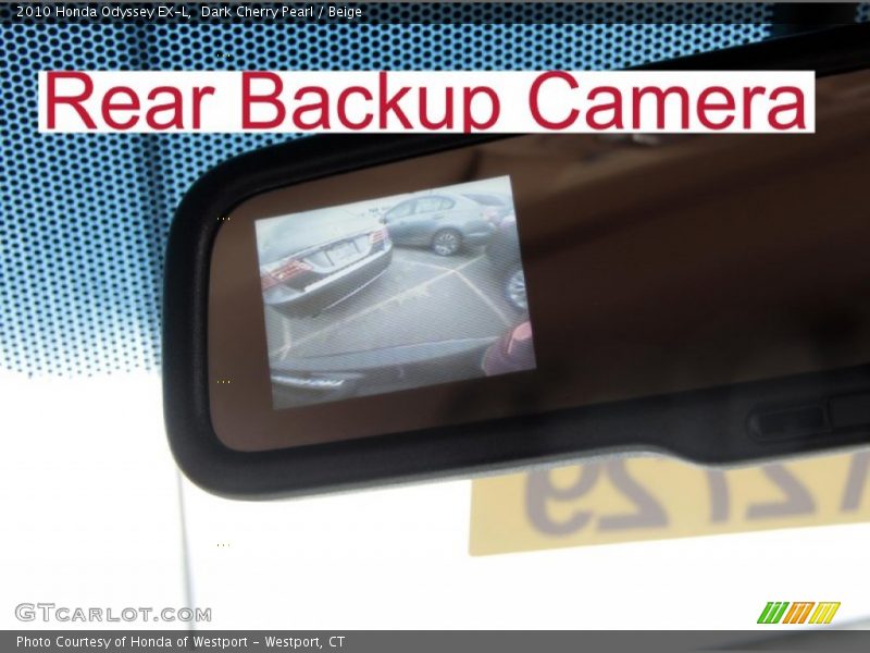 Dark Cherry Pearl / Beige 2010 Honda Odyssey EX-L