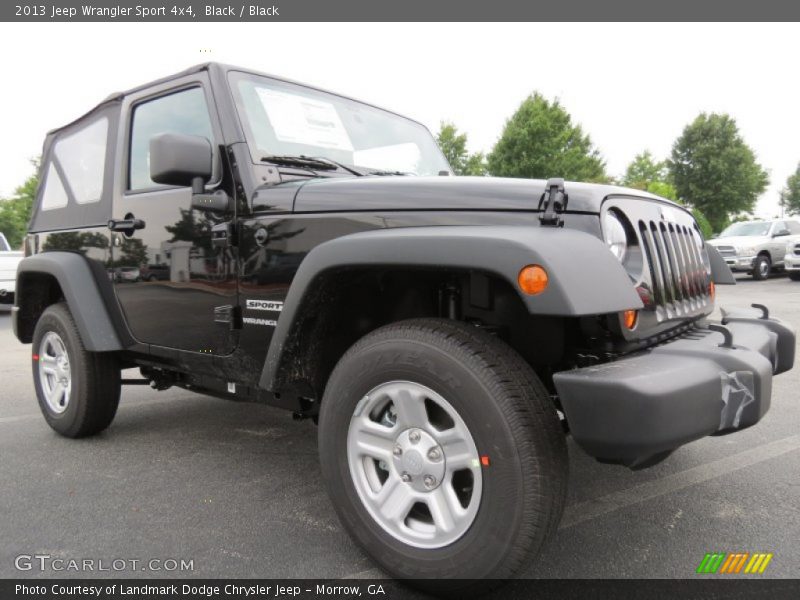 Black / Black 2013 Jeep Wrangler Sport 4x4