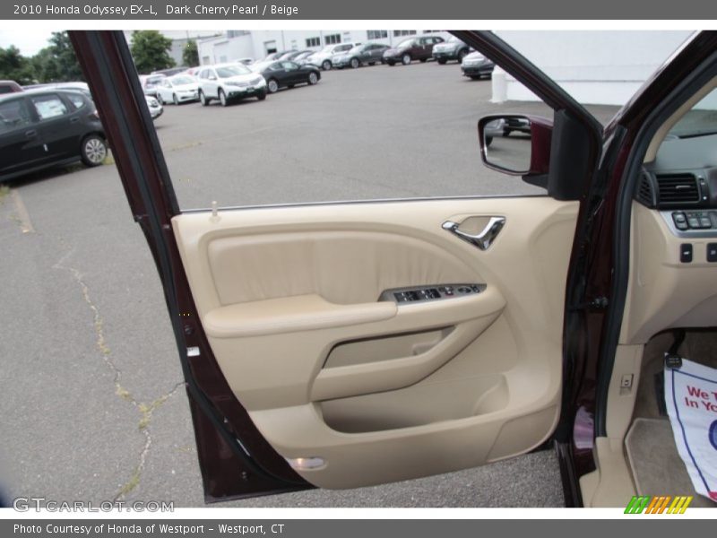 Dark Cherry Pearl / Beige 2010 Honda Odyssey EX-L