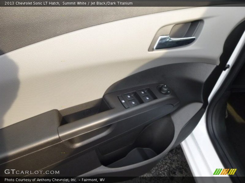Summit White / Jet Black/Dark Titanium 2013 Chevrolet Sonic LT Hatch