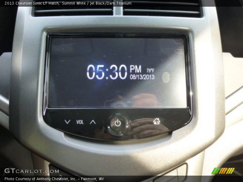 Summit White / Jet Black/Dark Titanium 2013 Chevrolet Sonic LT Hatch