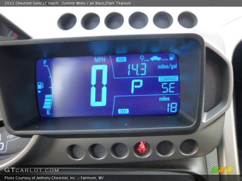 Summit White / Jet Black/Dark Titanium 2013 Chevrolet Sonic LT Hatch
