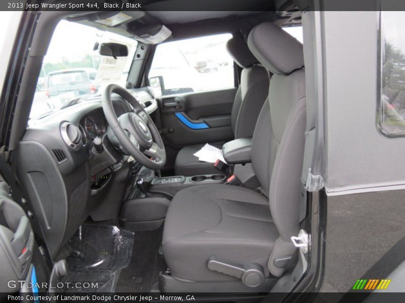 Black / Black 2013 Jeep Wrangler Sport 4x4