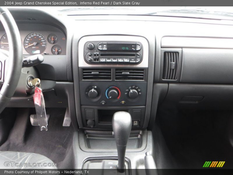 Controls of 2004 Grand Cherokee Special Edition