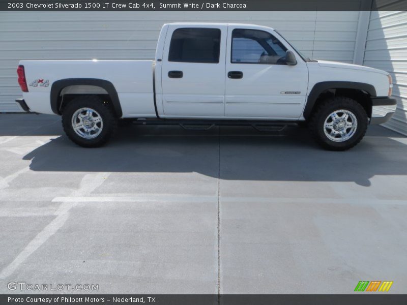 Summit White / Dark Charcoal 2003 Chevrolet Silverado 1500 LT Crew Cab 4x4