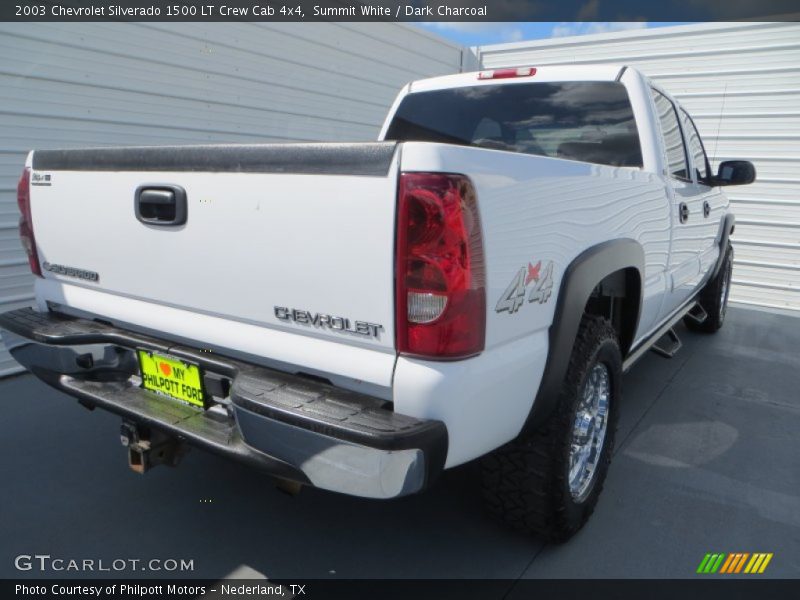 Summit White / Dark Charcoal 2003 Chevrolet Silverado 1500 LT Crew Cab 4x4