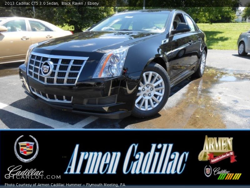 Black Raven / Ebony 2013 Cadillac CTS 3.0 Sedan