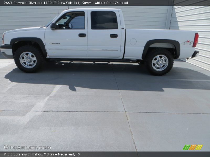 Summit White / Dark Charcoal 2003 Chevrolet Silverado 1500 LT Crew Cab 4x4