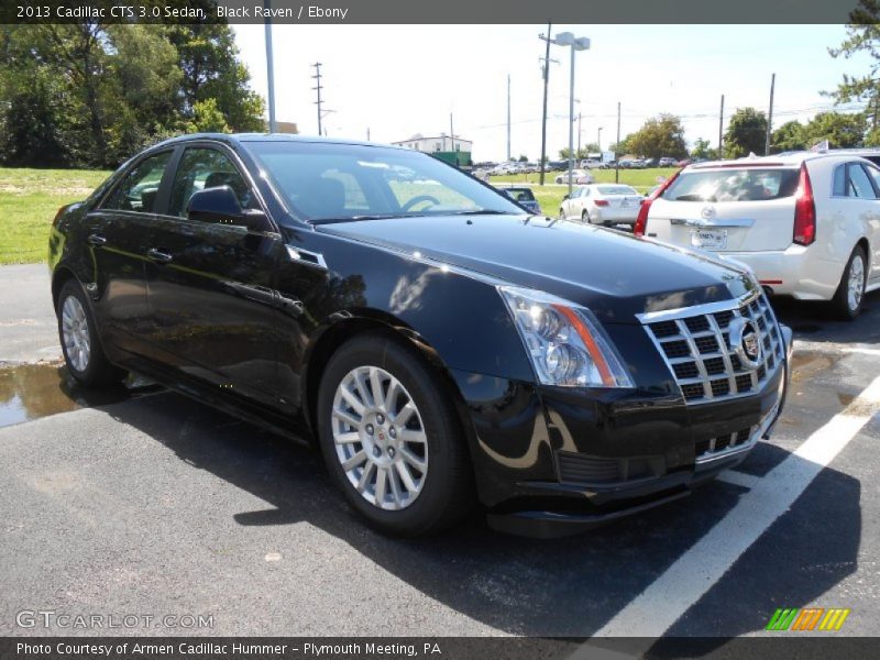 Black Raven / Ebony 2013 Cadillac CTS 3.0 Sedan