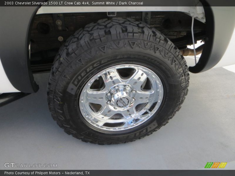 Summit White / Dark Charcoal 2003 Chevrolet Silverado 1500 LT Crew Cab 4x4