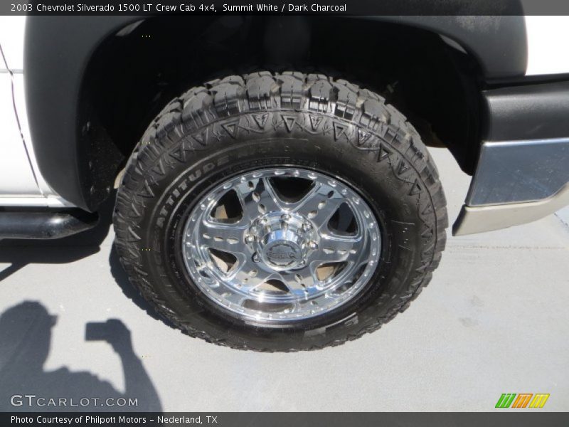 Summit White / Dark Charcoal 2003 Chevrolet Silverado 1500 LT Crew Cab 4x4