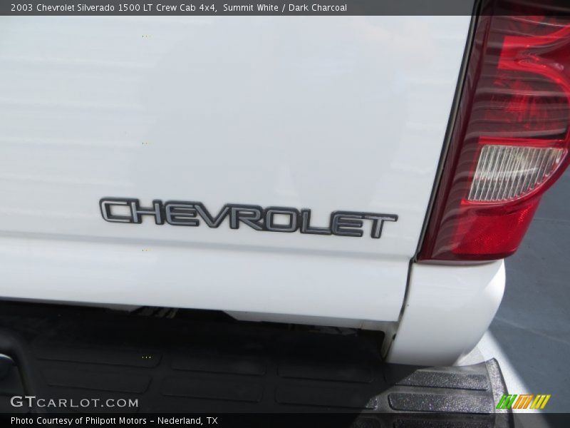 Summit White / Dark Charcoal 2003 Chevrolet Silverado 1500 LT Crew Cab 4x4
