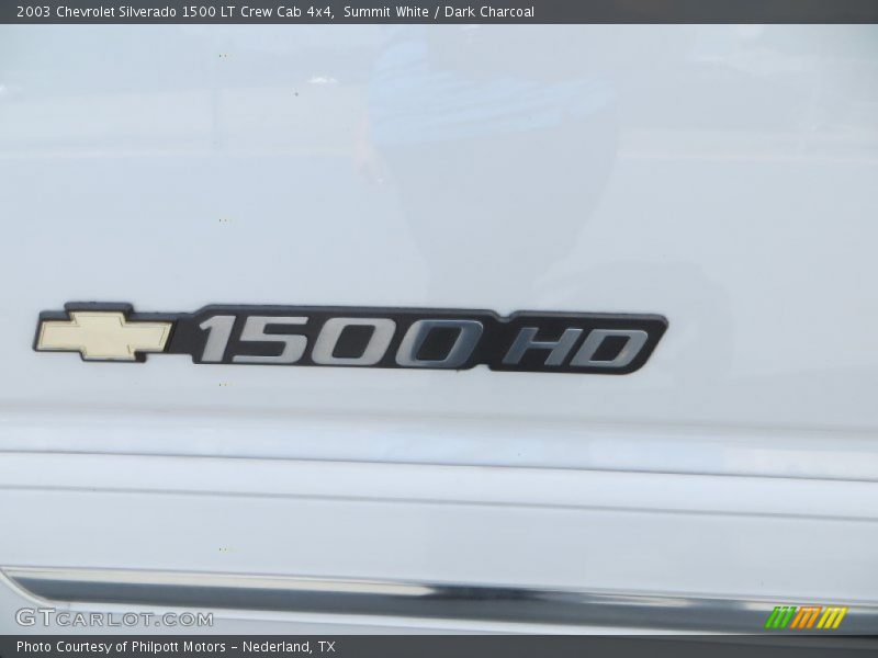 Summit White / Dark Charcoal 2003 Chevrolet Silverado 1500 LT Crew Cab 4x4