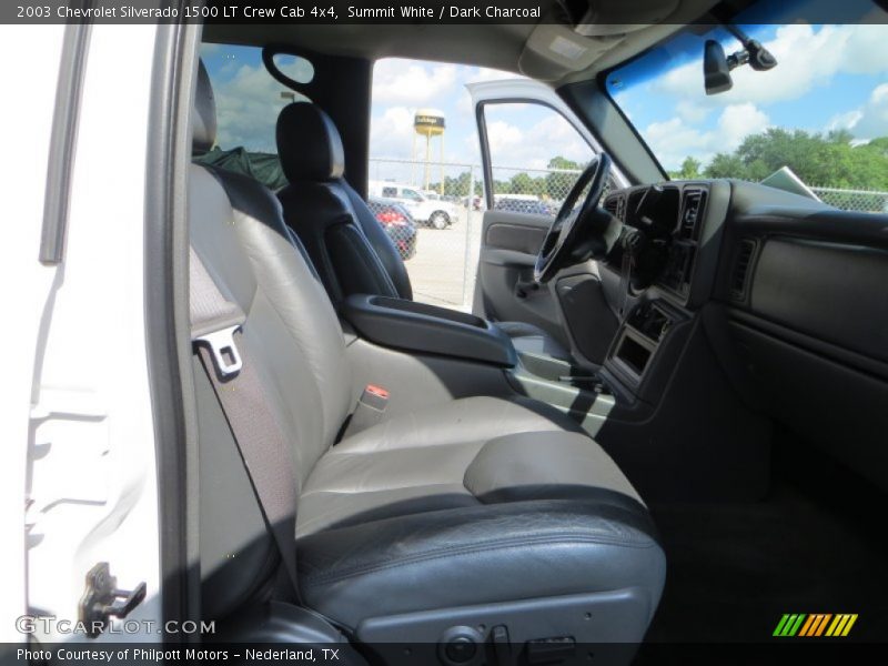Summit White / Dark Charcoal 2003 Chevrolet Silverado 1500 LT Crew Cab 4x4