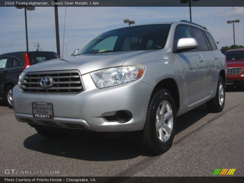 Classic Silver Metallic / Ash 2009 Toyota Highlander