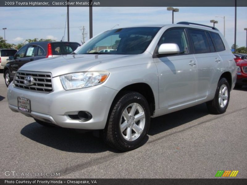 Classic Silver Metallic / Ash 2009 Toyota Highlander