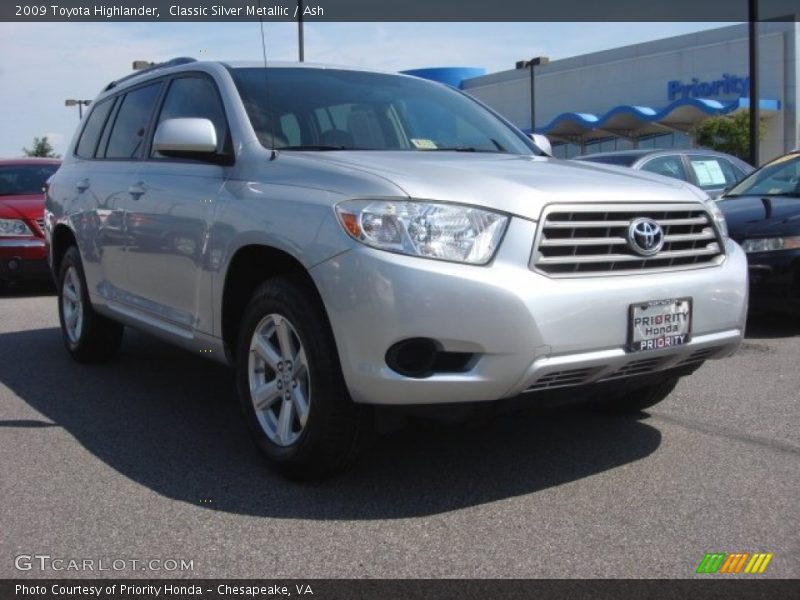 Classic Silver Metallic / Ash 2009 Toyota Highlander