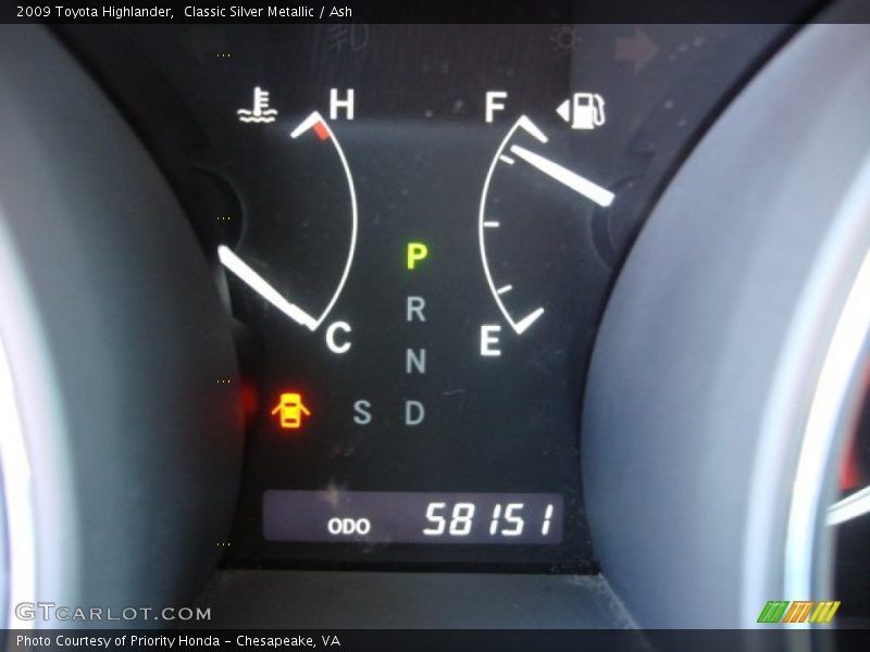 Classic Silver Metallic / Ash 2009 Toyota Highlander