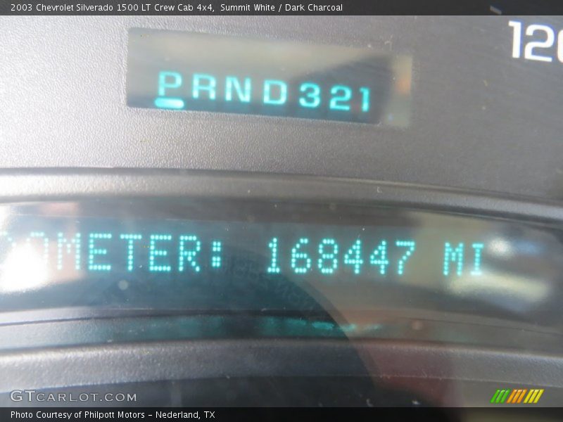 Summit White / Dark Charcoal 2003 Chevrolet Silverado 1500 LT Crew Cab 4x4