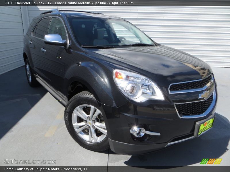 Black Granite Metallic / Jet Black/Light Titanium 2010 Chevrolet Equinox LTZ
