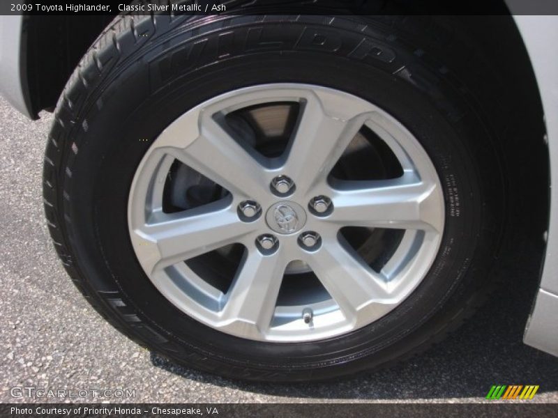 Classic Silver Metallic / Ash 2009 Toyota Highlander