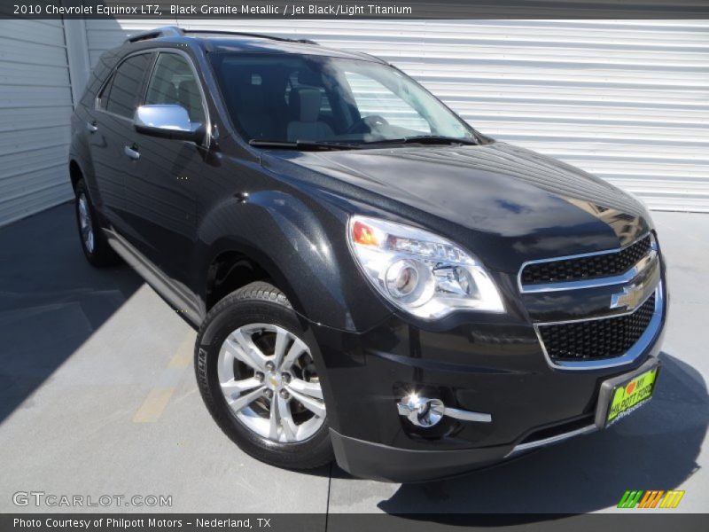 Black Granite Metallic / Jet Black/Light Titanium 2010 Chevrolet Equinox LTZ