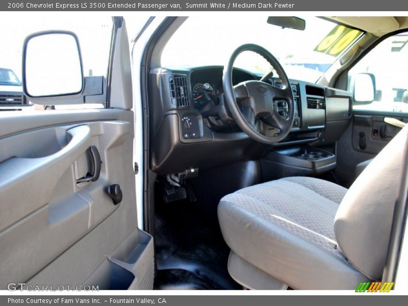 Summit White / Medium Dark Pewter 2006 Chevrolet Express LS 3500 Extended Passenger van