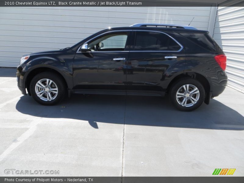 Black Granite Metallic / Jet Black/Light Titanium 2010 Chevrolet Equinox LTZ