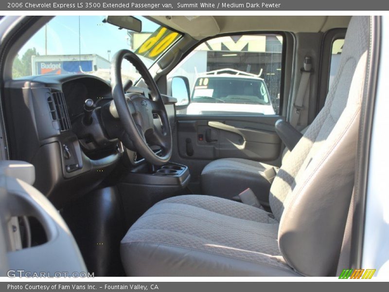 Summit White / Medium Dark Pewter 2006 Chevrolet Express LS 3500 Extended Passenger van