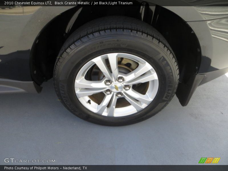 Black Granite Metallic / Jet Black/Light Titanium 2010 Chevrolet Equinox LTZ