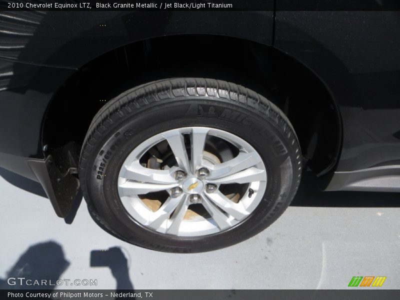 Black Granite Metallic / Jet Black/Light Titanium 2010 Chevrolet Equinox LTZ