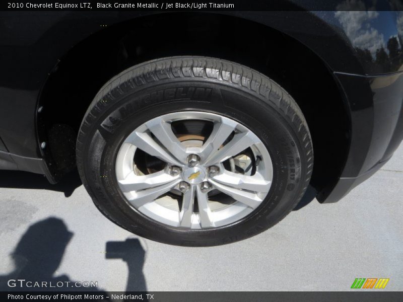 Black Granite Metallic / Jet Black/Light Titanium 2010 Chevrolet Equinox LTZ
