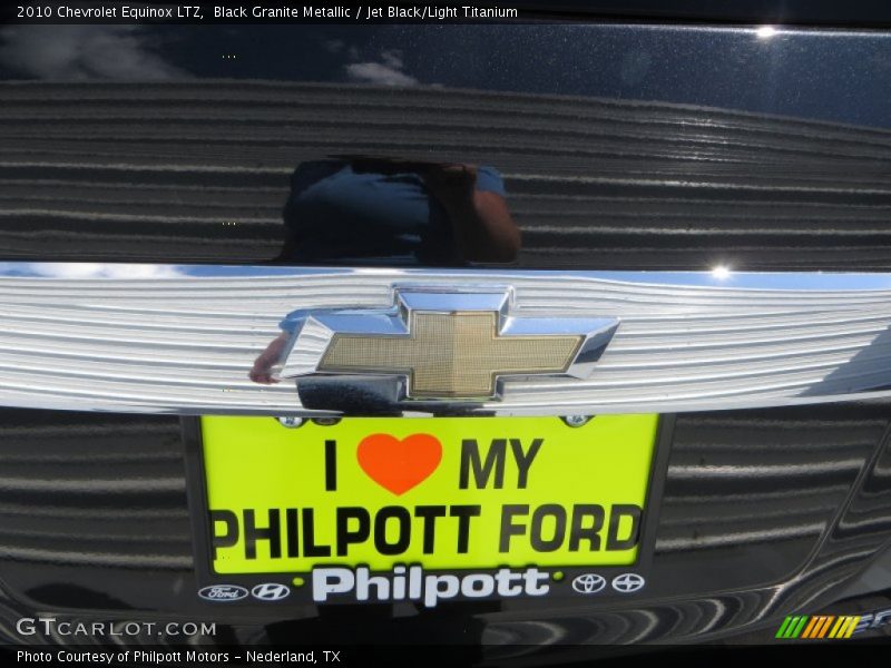 Black Granite Metallic / Jet Black/Light Titanium 2010 Chevrolet Equinox LTZ