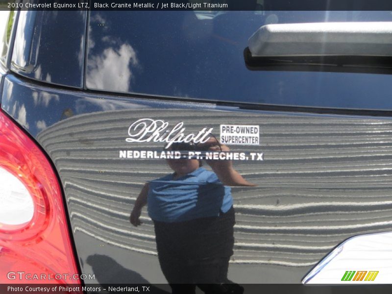 Black Granite Metallic / Jet Black/Light Titanium 2010 Chevrolet Equinox LTZ