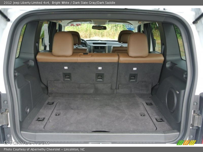 Bright White / Dark Slate Gray/Dark Saddle 2012 Jeep Liberty Limited 4x4
