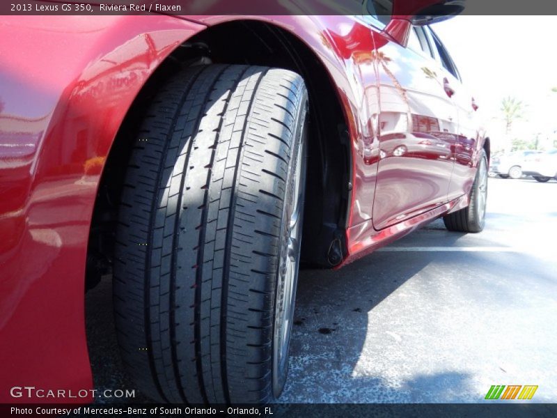 Riviera Red / Flaxen 2013 Lexus GS 350