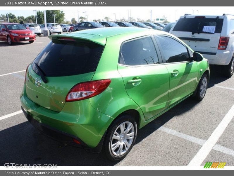 Spirited Green Metallic / Black 2011 Mazda MAZDA2 Sport