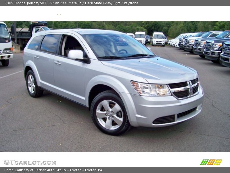Silver Steel Metallic / Dark Slate Gray/Light Graystone 2009 Dodge Journey SXT